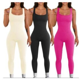 Women's Suspender Tank Top Tights (Option: 3PCS-L)