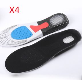 Thickened Sports Breathable Shock Absorption Insole (Option: L 4pairs)