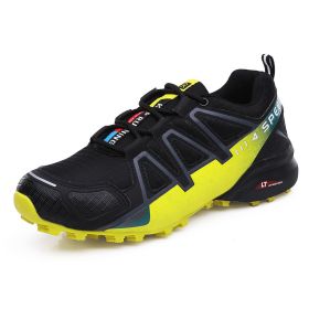 Outdoor Hiking Shoes Men's Casual Hiking Shoes (Option: Yellow-43)