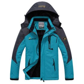 Couple outdoor hooded plus size (Option: Female Yuelan-XXL)