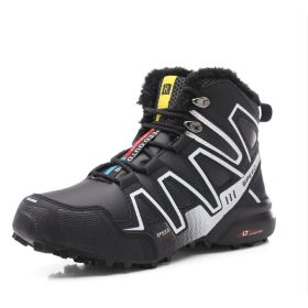 Summer Hiking Shoes Outdoor Shoes Men's Super Lightweight Breathable Shock Absorption Off-road Trekking Shoes (Option: 93 Black And White-47)