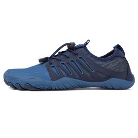 Men's Outdoor Breathable Casual Shoes (Option: Blue-35)